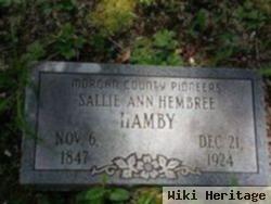 Sallie Ann Hembree Hamby