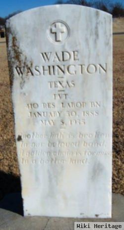 Wade Washington
