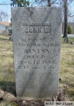 John E Kinyon