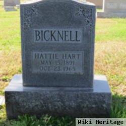 Hattie Elizabeth Hart Bicknell