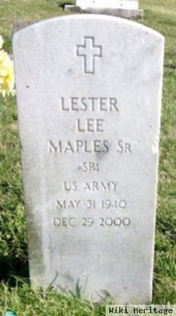 Lester Lee Maples, Sr