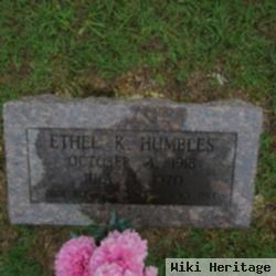 Ethel K Humbles