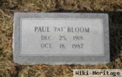 Paul "pat" Bloom