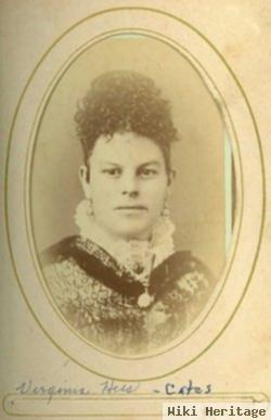 Amanda Virginia "jennie" Hess Cates