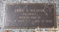 Cecil E Weaver