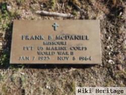 Frank Benjamin Mcdaniel