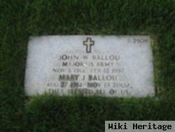 Mary J Ballou