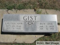 Benjamin Dee Gist