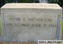 Peter E Nicholson