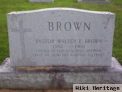 Rev Walter E Brown