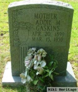 Addie M. Mccutcheon Gaskins