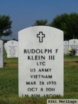 Rudolph Frederick Klein, Iii