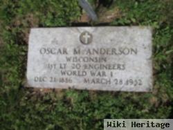 Oscar M Anderson