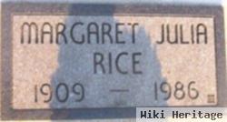 Margaret Julia Rice