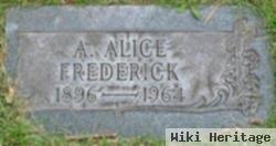 A. Alice Frederick