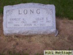 Ernest R Long