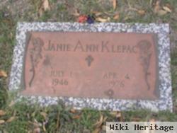 Janie Ann Klepac