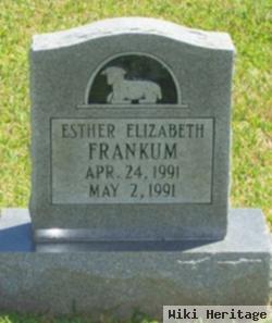 Esther Elizabeth Frankum