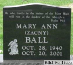 Mary Ann Zacny Ball