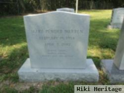 Mary Pender Warren