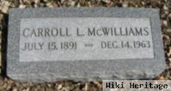 Carroll L. Mcwilliams