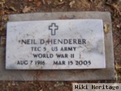 Neil Delmer Henderer