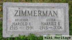 Harold Edwin Zimmerman