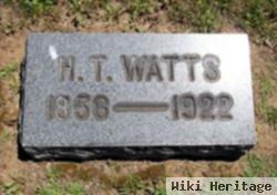 Harvey T Watts