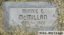 Minnie E Nance Mcmillan