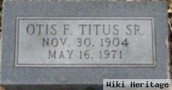 Otis Franklin Titus, Sr