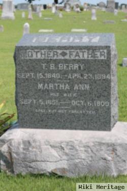 Martha Ann Lash Berry