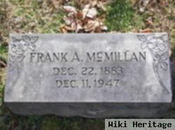 Frank A Mcmillan