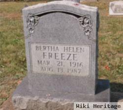 Bertha Helen Freeze