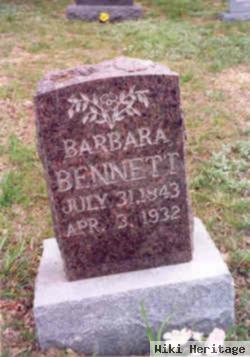 Barbara Margaret Sweaney Bennett