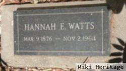 Hannah E. Watts