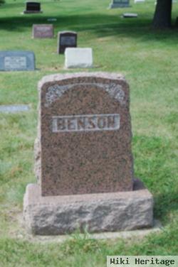 Benjamin A "bernt" Benson