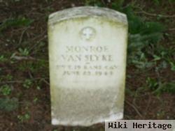 Pvt Monroe Van Slyke