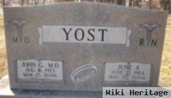 Dr John G. "jack" Yost