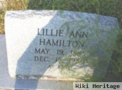 Lillie Ann Rebecca Kilpatrick Hamilton
