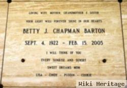 Betty J Barton Chapman