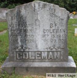 Mary Jane Coleman