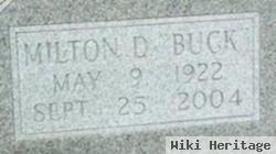 Milton Dean "buck" Jones