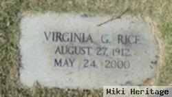 Virginia G. Rice