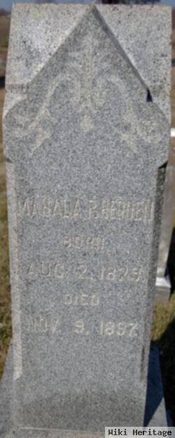 Mahala P. Hedden