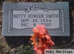 Betty Joyce Fowler Smith