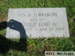 Ann M. Tewksbury Lord