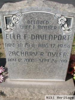 Ella Frances Gregory Davenport