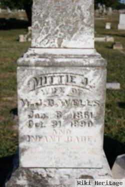 Martha Jane "mittie" French Wells