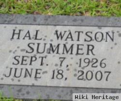Harold Watson "hal" Summer
