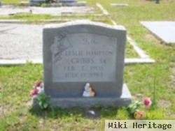 Leslie Hampton Cribbs, Sr